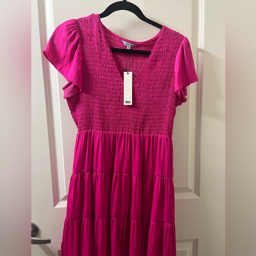 VICI babydoll pink dress
